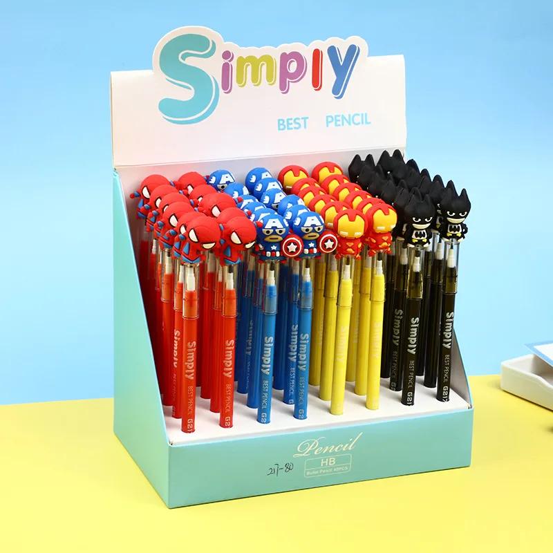 48cps Cartoon Disney Student Children Replaceable Refill No Ink Eternal Pencil Per Box Stationery School Supplies Do